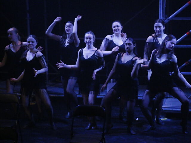 Stage performance being performed at Rototuna High School